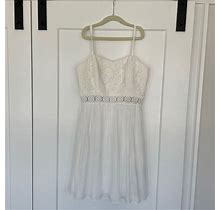 Bcx Dresses | White Bcx Dress Junior Size 9 | Color: White | Size: 9J