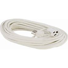 Utilitech Outdoor 40-Ft 16/3-Prong Outdoor Sjtw Light Duty General Extension Cord In White | UT883628