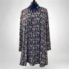 Simply Be Knit "Hummingbird" A-Line Dress, Size 20