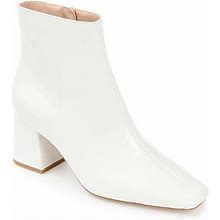Journee Collection Haylinn Tru Comfort Foam™ Women's Ankle Boots, Size: 5.5 Wide, White