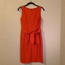 Ann Taylor Dresses | Ann Taylor Size 0 Dress | Color: Orange/Red | Size: 0