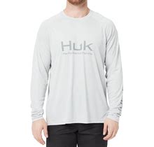 Huk Vented Pursuit Long Sleeve Shirt Harbor Mist MD