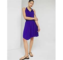 Women's Sleeveless V-Neck Halter Blouson Dress In Sanctuary Size 10 | White House Black Market