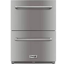 Thor Kitchen TRF2401U 24 in. Indoor & Outdoor Undercounter Refrigerator Drawer