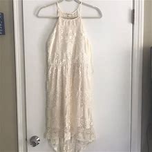 Rewind Dresses | Nwot High Low Dress | Color: Cream/White | Size: S
