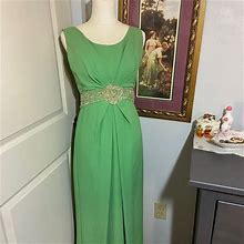 American Vintage Vintage 1970S Formal/Prom Dress - Women | Color: Green | Size: S