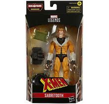 X-Men Marvel Legends Bonebreaker Series Sabretooth Action Figure [Classic Costume, Damaged Package]