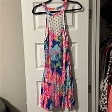 Lilly Pulitzer Dresses | Lilly Pulitzer Fit And Flare Shift Dress | Color: Orange/Pink | Size: 12