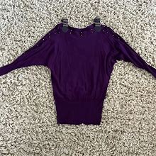 Venus Sweaters | Venus Sweater Braided Shoulder Straps! Size Xs | Color: Purple | Size: Xs