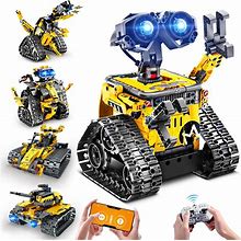 INSOON Robot Toys For Kids Building Set, 520 PCS App & Remote Control Robotics Kit 5-In-1 RC Wall Robot/Engineer Robot/Dinosaur Building STEM Toys
