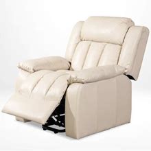 Latitude Run® Giano 33" Wide Standard Recliner W/ Massager Faux Leather In Brown | 41.3 H X 33 W X 29 D In | Wayfair Ca491faec2797075b994db385bafacde