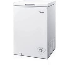 Midea MRC050S0AWW Chest Freezer, 5.0 Cubic Feet, White