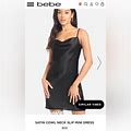 Bebe Dresses | Bebe Slip Dress | Color: Black | Size: L
