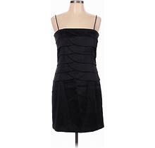 Kensie Casual Dress - Sheath Square Sleeveless: Black Print Dresses - Women's Size 10