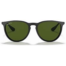 Ray-Ban Women's Erika Polarized Sunglasses, RB4171 - BLACK/GREEN POLAR