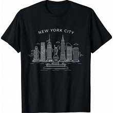 New York City Skyline NY Vintage New York City NYC T-Shirt
