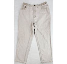 Vintage Lee Elastic Riders Womens Mom Jeans Relaxed Tapered Ankle 14