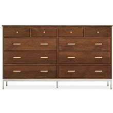 Room & Board | Modern Linear Ten-Drawer Dresser - Solid Walnut Wood