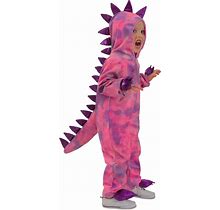 Tilly The T-Rex Dinosaur Costume For Girls | Kids | Girls | Pink/Purple | S | Princess Paradise