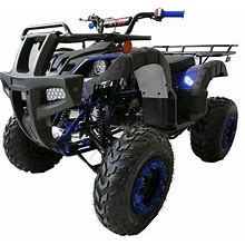 X-PRO ATV 200 Quad 4 Wheelers Utility ATV Full Size ATV Quad Adult Atvs Big Youth Atvs For Sale Assembled And Tested (Blue)