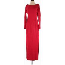 BCBGMAXAZRIA Cocktail Dress - Sheath: Red Solid Dresses - Women's Size 8