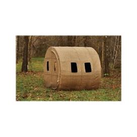 Blackout Haybale Hunting Blind