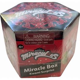 Zag Heroez Miraculous Miraculous 50500 Kwami Surprise Miracle Box Zag Heroez Blind Box - One Of 6 - Wayzz, Tikki, Trixx, Plagg, Pollen, Or Nooroo