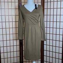 Talbots Dresses | Nwt Talbots Faux Wrap Dress Small | Color: Brown | Size: S