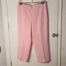 Alfred Dunner Pants & Jumpsuits | Alfred Dunner Women's Plus Size 18W Pants Soft Pink Classic Fit Short Nwt Ewb | Color: Pink | Size: 18W
