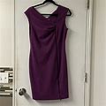Calvin Klein Dresses | Calvin Klein Grape Purple Functional Front Double Zipper | Color: Purple | Size: 10