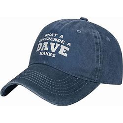 What A Differences A Dave Makes Hat Baseball Cap Hats For Men Adjustable Hat