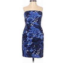 Ann Taylor Casual Dress: Blue Dresses - Women's Size 4 Petite