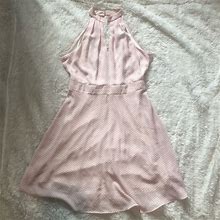 Express Dresses | Express Polka Dot Sun Dress | Color: Pink/White | Size: 4