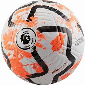 Nike Academy Premier League Soccer Ball White/Orange, 4 - Soccer Equipment At Academy Sports