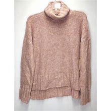MARLED REUNITED CLOTHING Turtleneck Hi Low Pullover Sweater Womens Size Medium