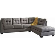 Desmond II Microfiber 2-Pc. Sectional In Gray By Ashley Furniture