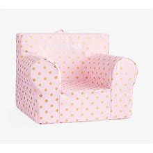 Oversized Anywhere Chair, Blush Rose Gold Dot Slipcover Only