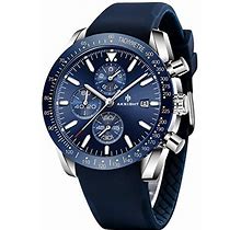 AKNIGHT Mens Watches Stainless Steel Waches For Men Chronograph Analog Watches Waterproof Men's Wrist Watch Date Sport Work Classic Minimalist Watch