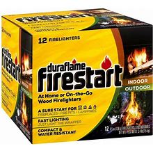 Duraflame FIRESTART 12 Pack Fire Starter Firelighter Campfire Woodstove