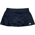 Adidas Shorts | Adidas Women Athletic Skort Skirt Large Elastic Waist Climalite Black 37-28 | Color: Black | Size: L
