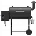 7 in 1 Wood Pellet Grill In Black With Cover