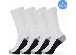 4 Pairs Diabetic Socks For Women & Men - Non Binding Diabetic Crew Socks,Temu