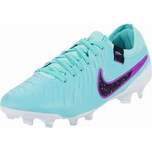Nike Legend 10 Pro Firm Ground Soccer Cleats (Hyper Turquoise/Fuchsia Dream) Size 11 m / 12.5 W
