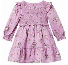 Janie And Jack Little Girl's & Girl's Eloise Floral Smocked Dress - Size 12