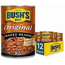 Bush's Best Original Baked Beans, 28 Oz - Case Of 12