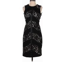 Calvin Klein Cocktail Dress Mock Sleeveless: Black Dresses - Women's Size 4