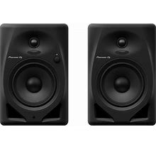 Pioneer DJ DM-50D Desktop Monitor Speakers, Black, Pair