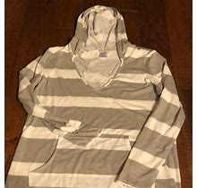 Merona Dresses | Nwot Large Hooded Shirt Dress Merona | Color: Tan | Size: L