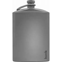 Kuvik 260Ml (8.8 Oz) Titanium Flask - Ultralight And Compact Flask For Backpacking, Camping, And Hiking