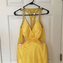 Xscape Dresses | Yellow Prom Dress | Color: Yellow | Size: 4
